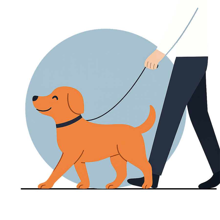 Icon Einzeltraining bg Alltagstrainung für Hunde